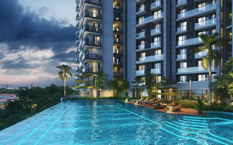 Savvy Marina luxury residential apartments for sale in GIFT City, Gandhinagar Under Construction
