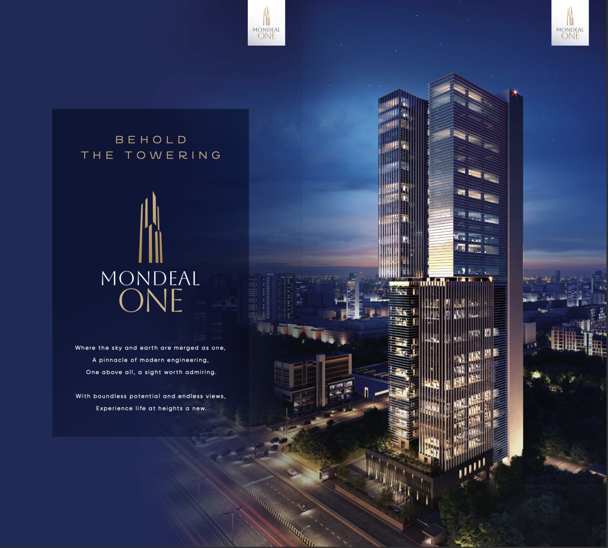 Mondeal one commercial property for sale in Bodakdev, Ahmedabad Ready To Move
