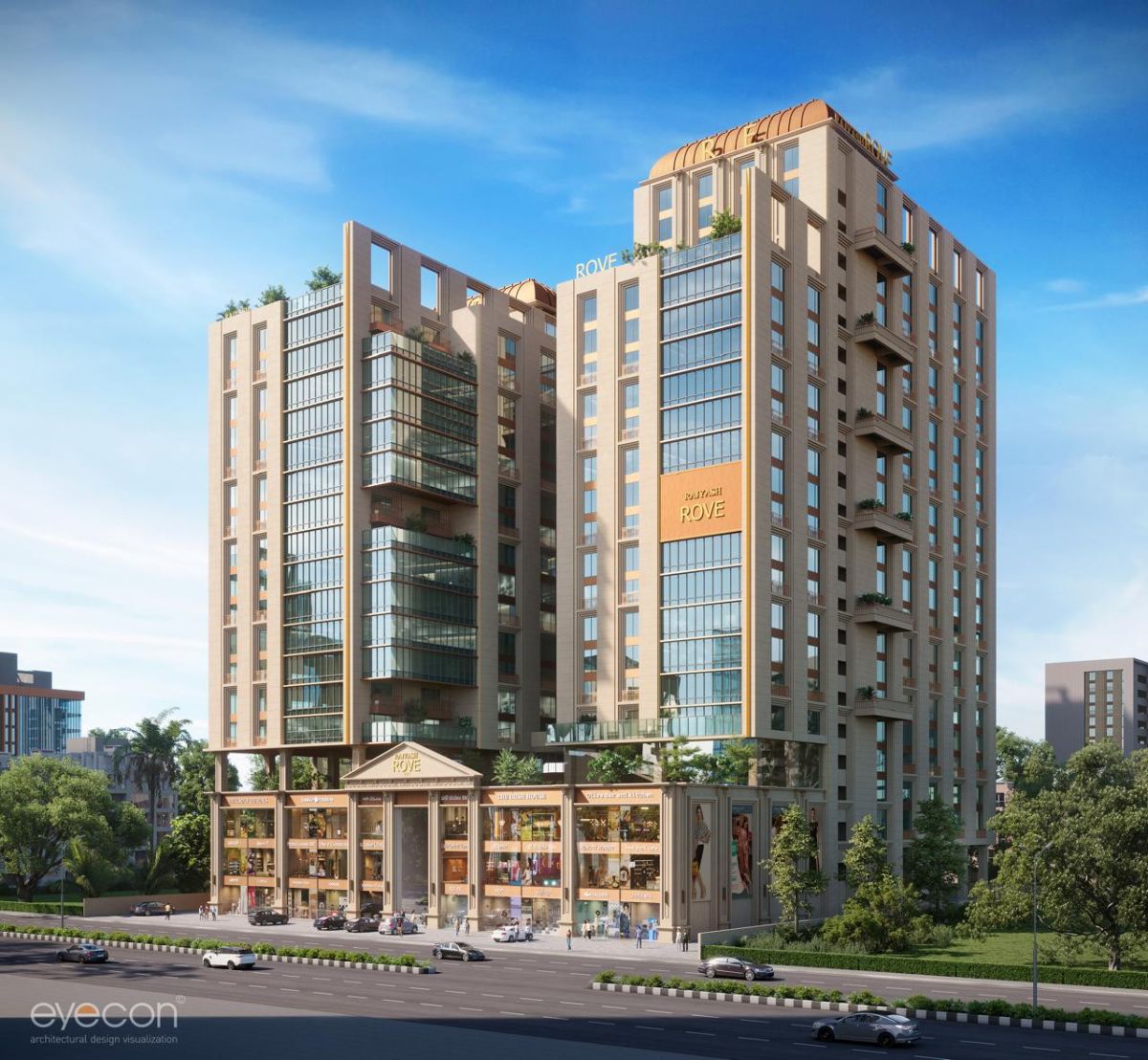 Rove by Rajyash commercial property for sale in Sindhubhavan Road, Ahmedabad Under Construction